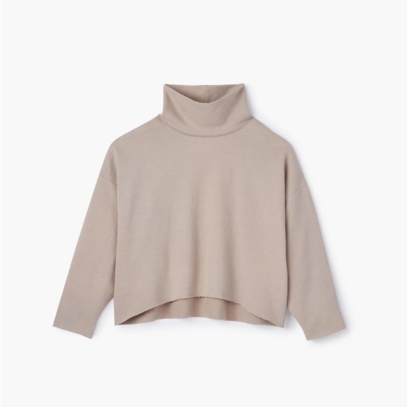 Tkees Raw Edge Turtleneck - Picture 1 of 7